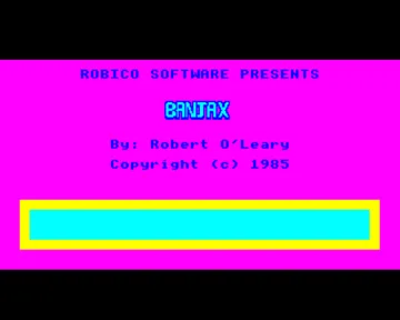 Banjax (1985)(Robico) screen shot title